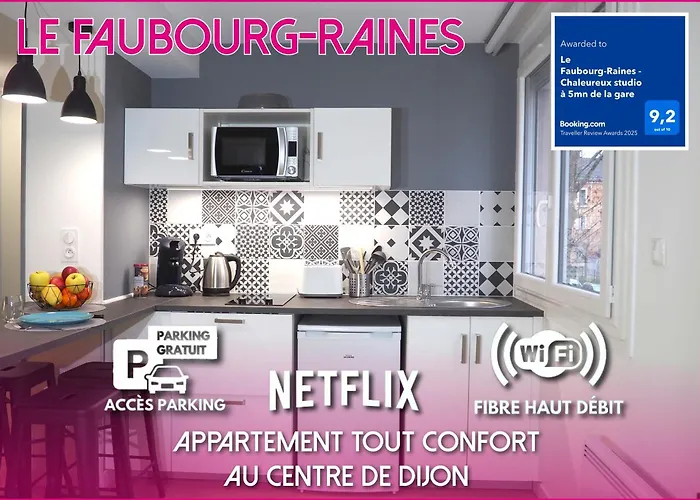 Le Faubourg-Raines - Chaleureux Studio A 5Mn De La Gare